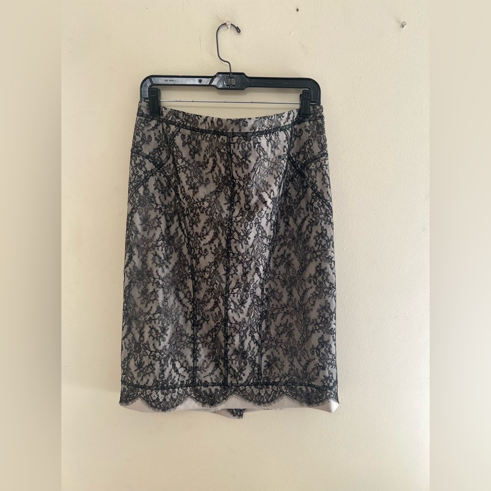 Elegant Black Lace Skirt